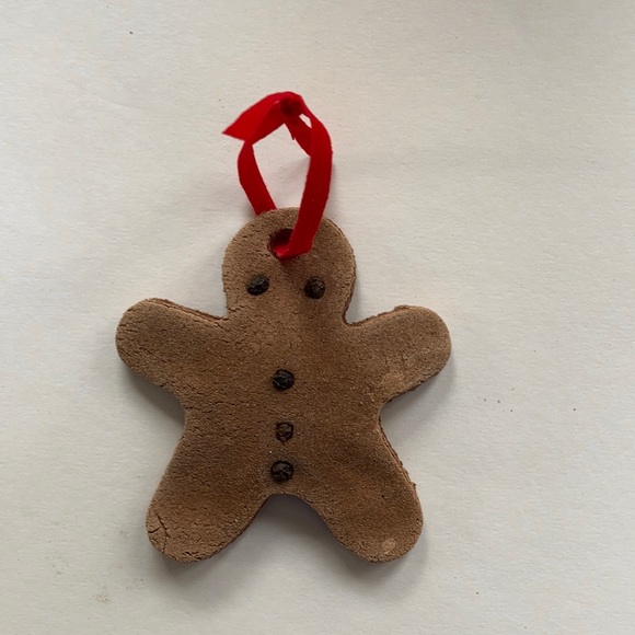 Gingerbread Man Christmas Ornaments SET OF 2 - Picture 3 of 4